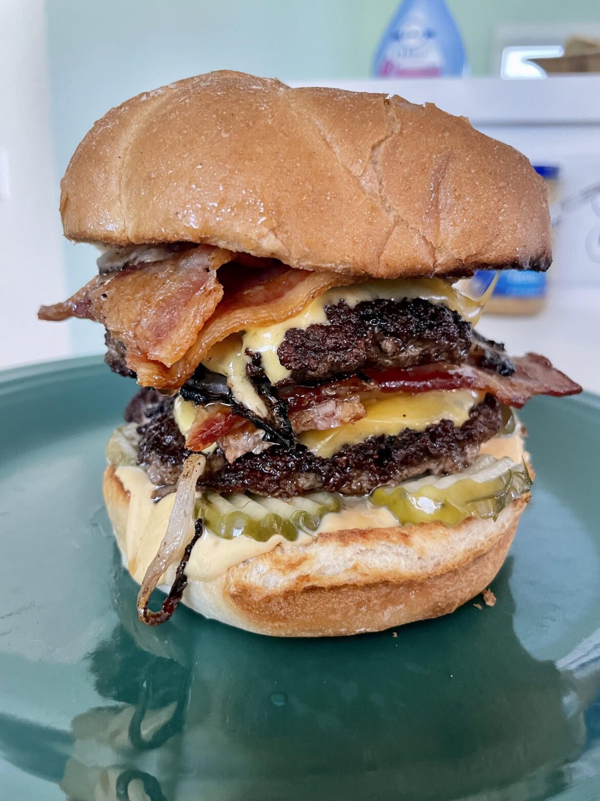 Double Bacon Cheeseburger.