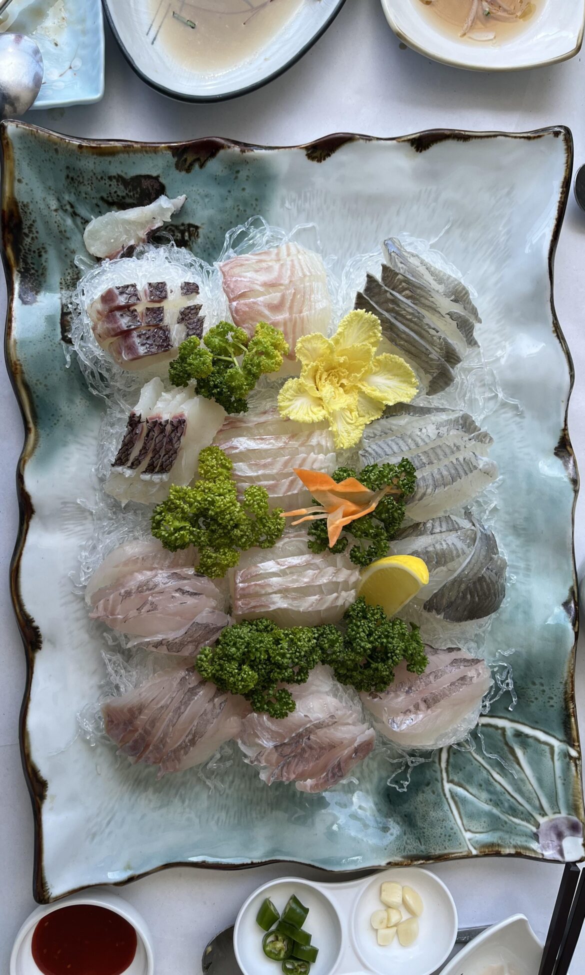 Nice Raw Fish Spread in Haeundae (Busan)