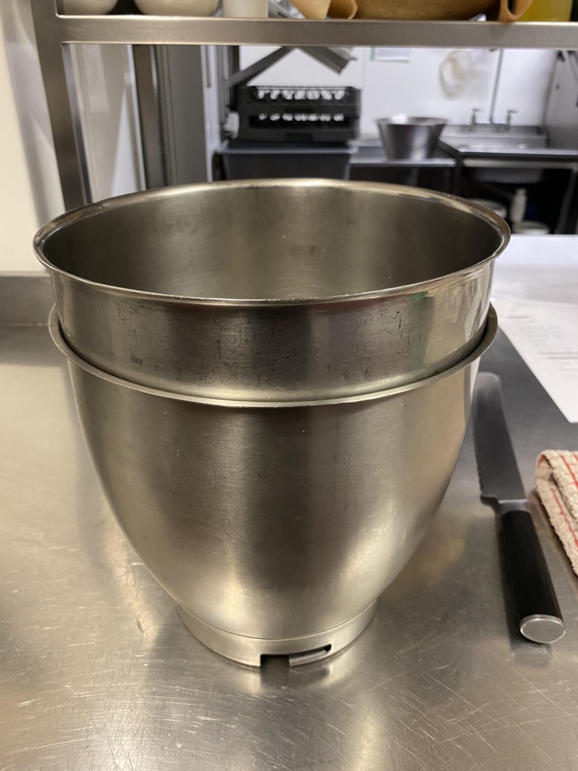 Help! These two mixing bowls have been stuck together for days now. Any advice on how to separate them?