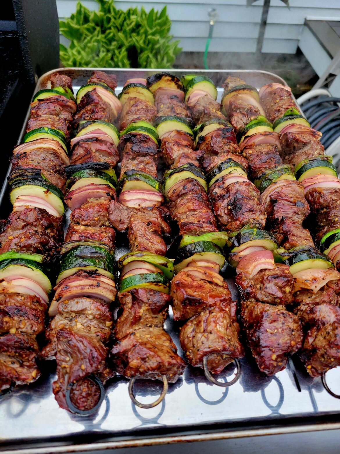 When your wife wants steak kabobs on Mother's Day, you make steak kabobs.