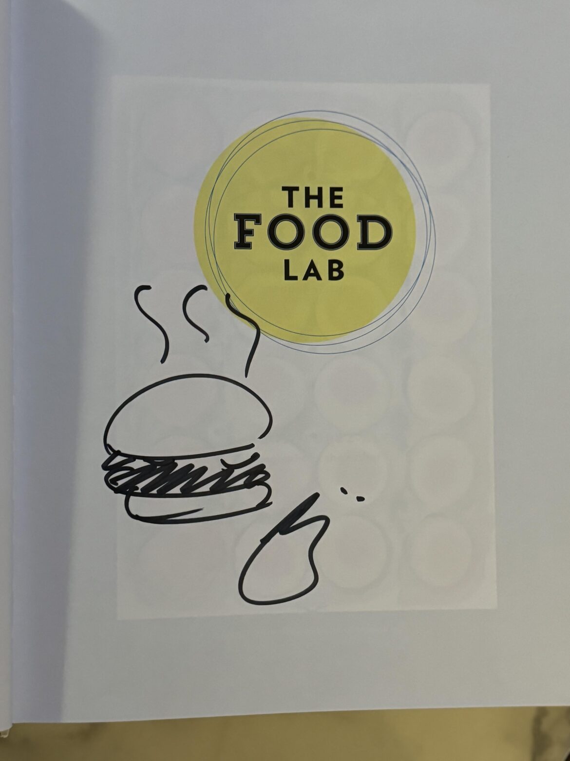About to start the The Food Lab journey and got a fun surprise