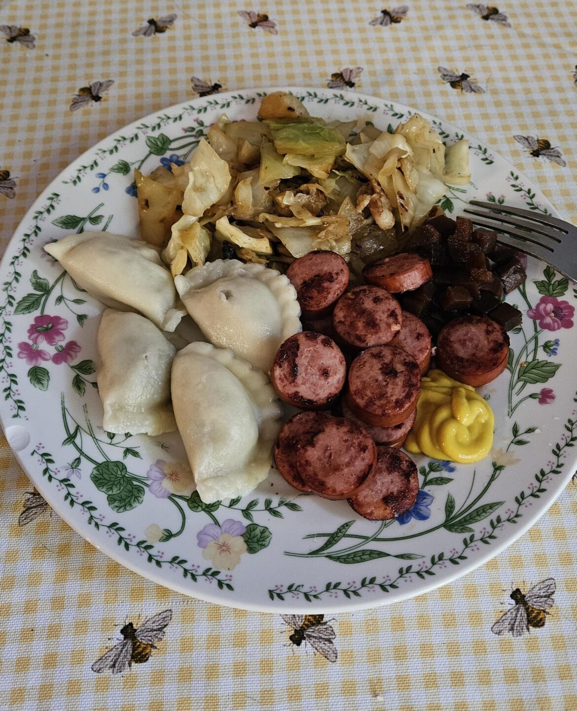 found an unopened pierogi bag hiding in my freezer