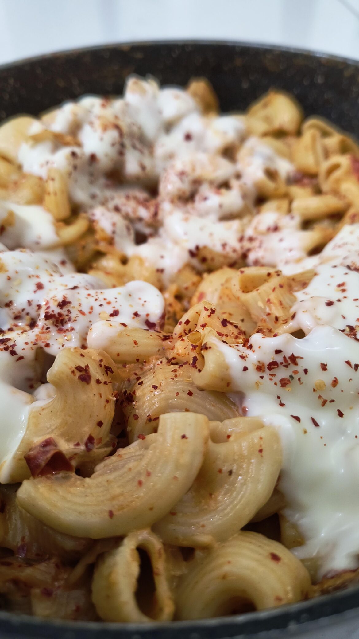 New try: cooked pasta ;)