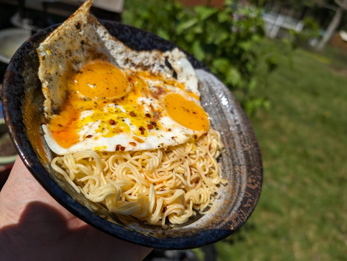 Chili oil ramen