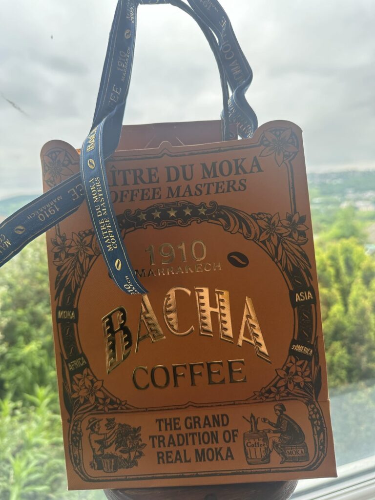 My wife bought me some incredibly well packaged coffee beans from Morroco