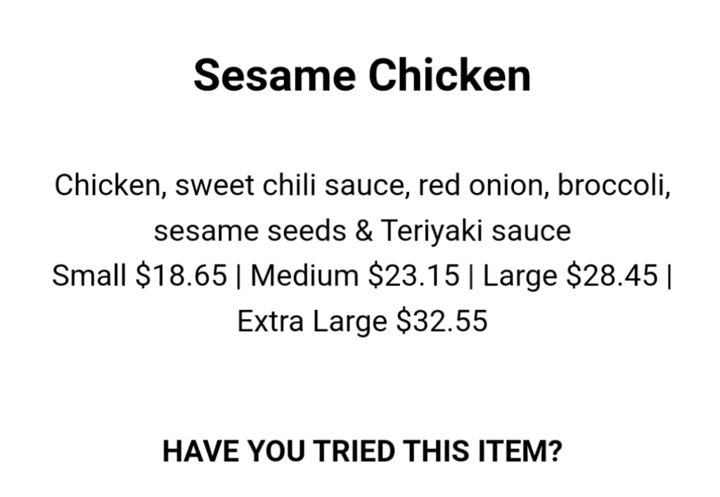 My favorite pizza from a local shop... is it a crime? Sesame chicken pizza.
