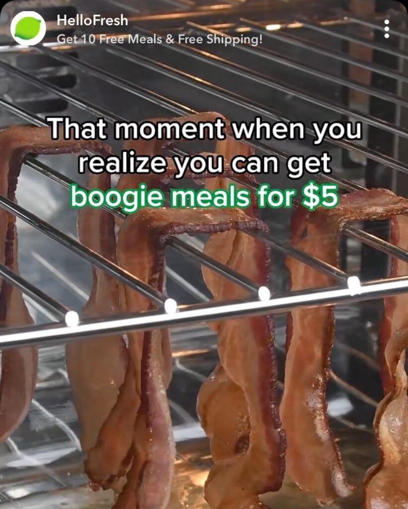 I love the booger meals