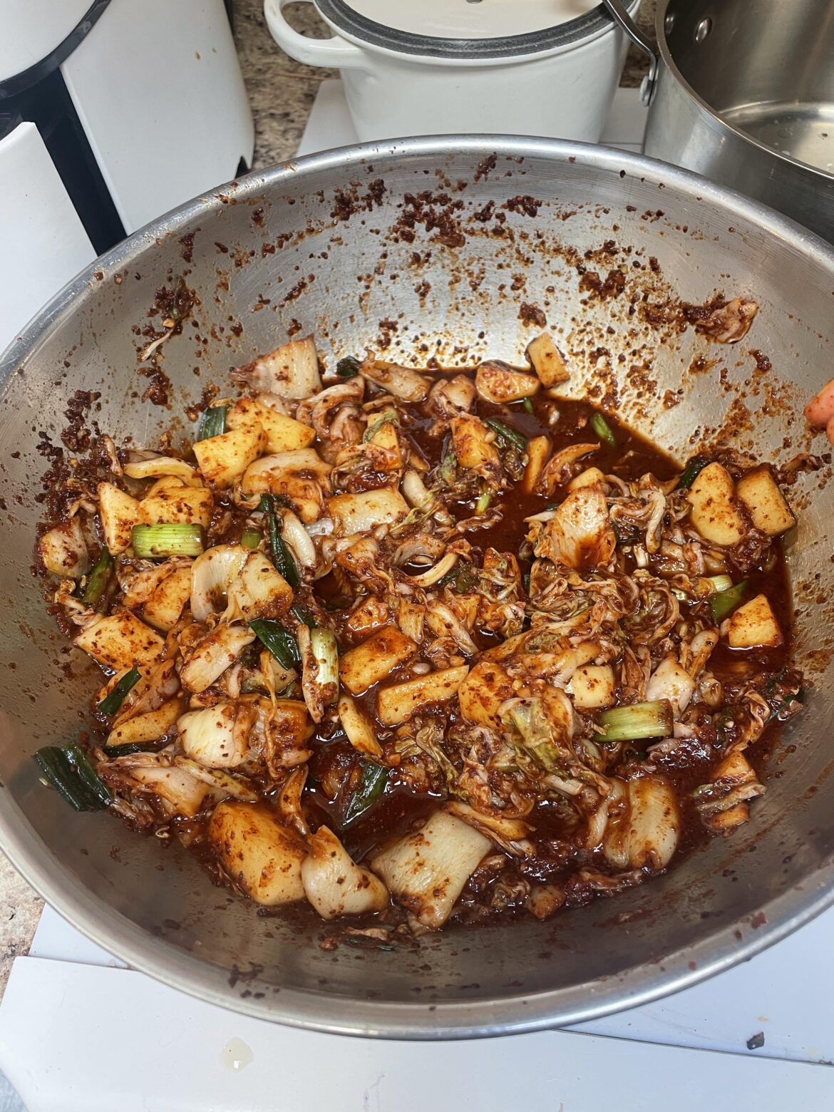 First Time Making Kimchi