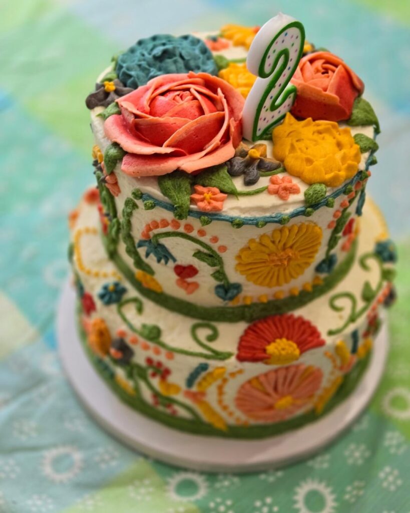 Mexican themed birthday cake