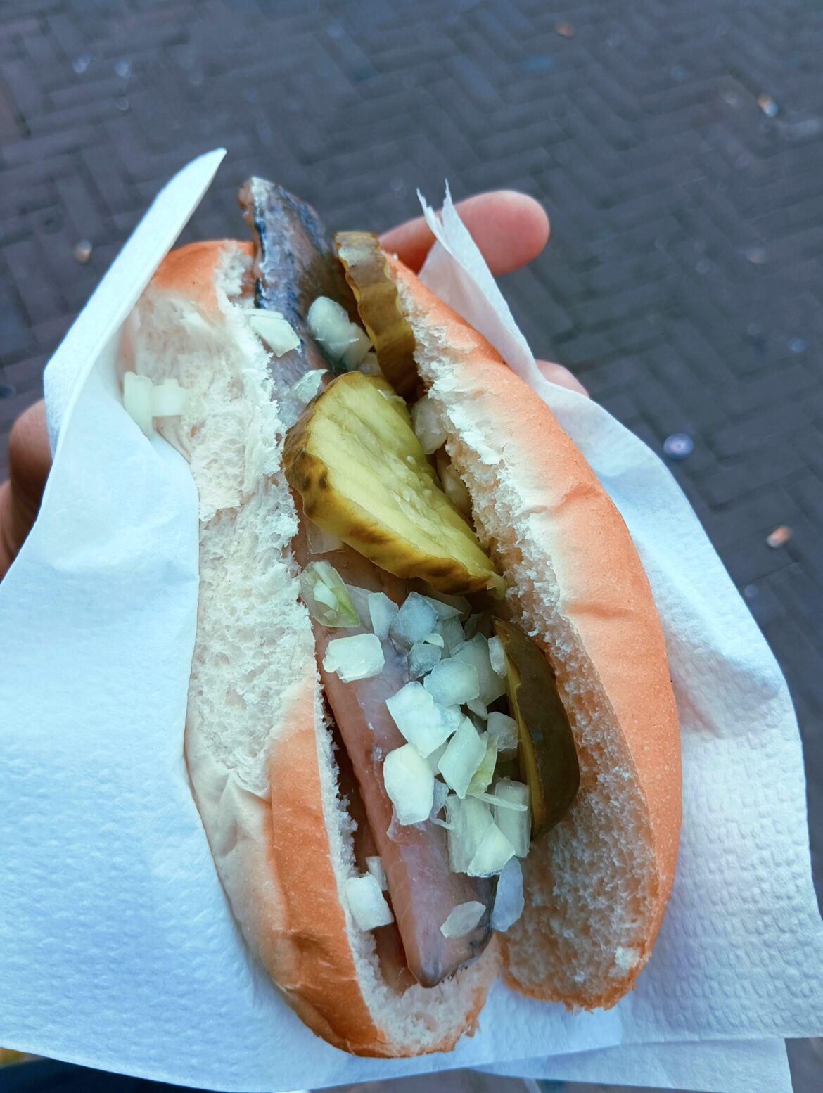 Herring sandwich - Amsterdam