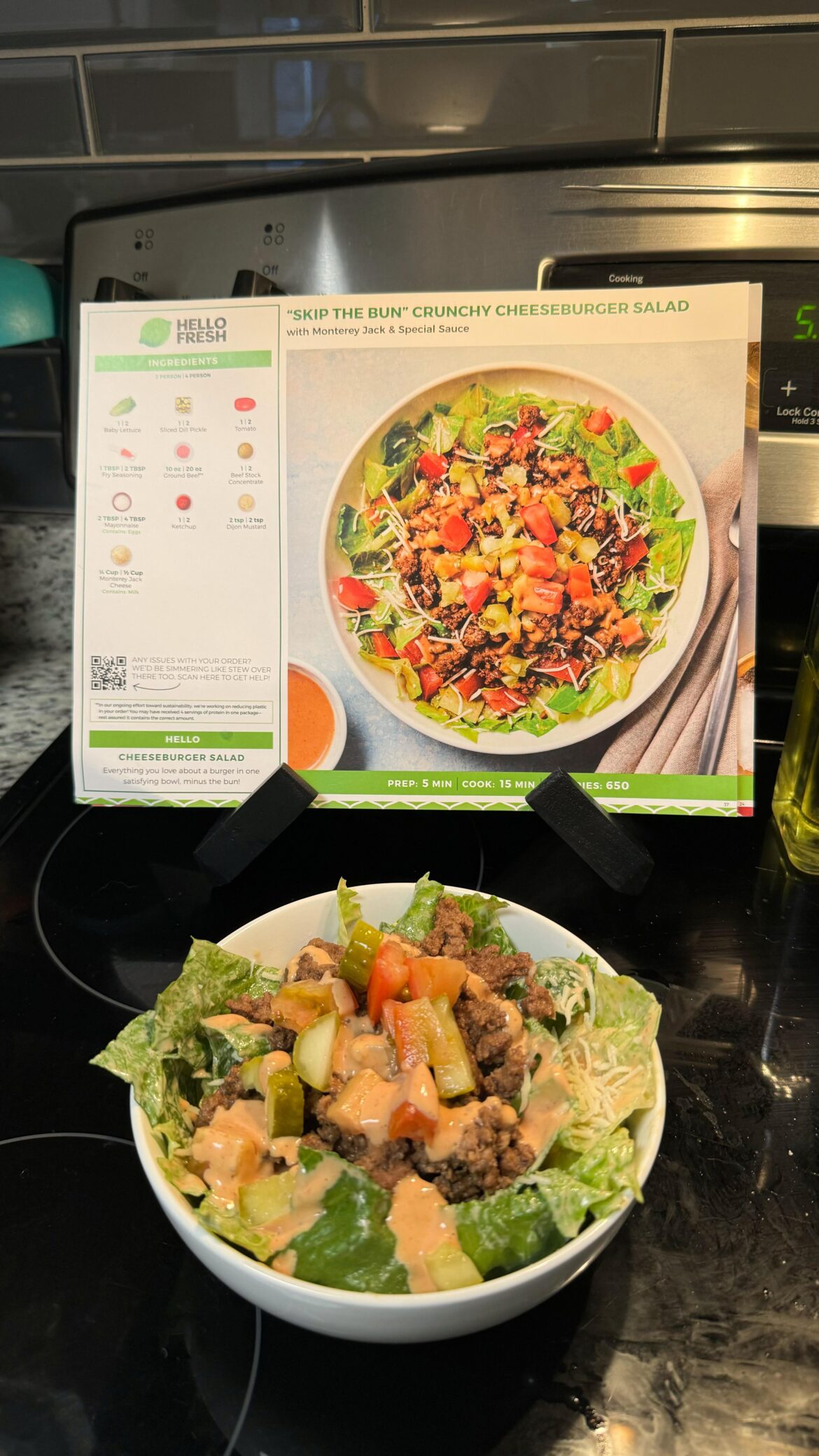 Skip the Bun Cheesburger Salad