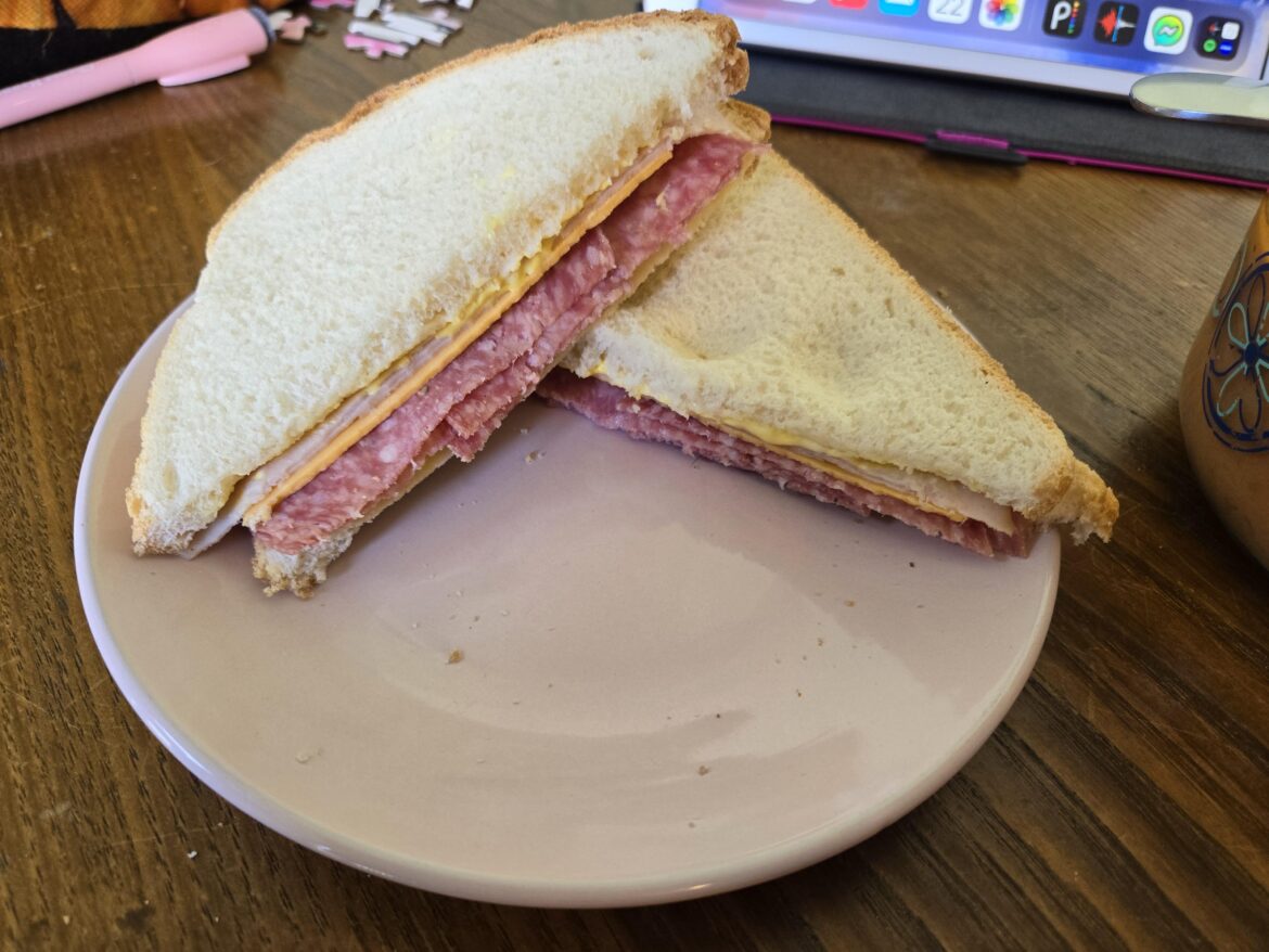 Just a sandwich, a plain simple sandwich