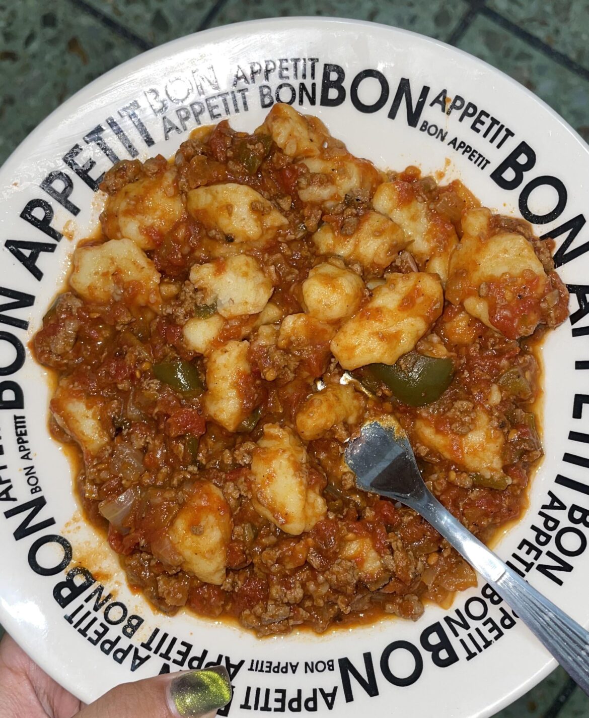 Gnocchi with bolognese