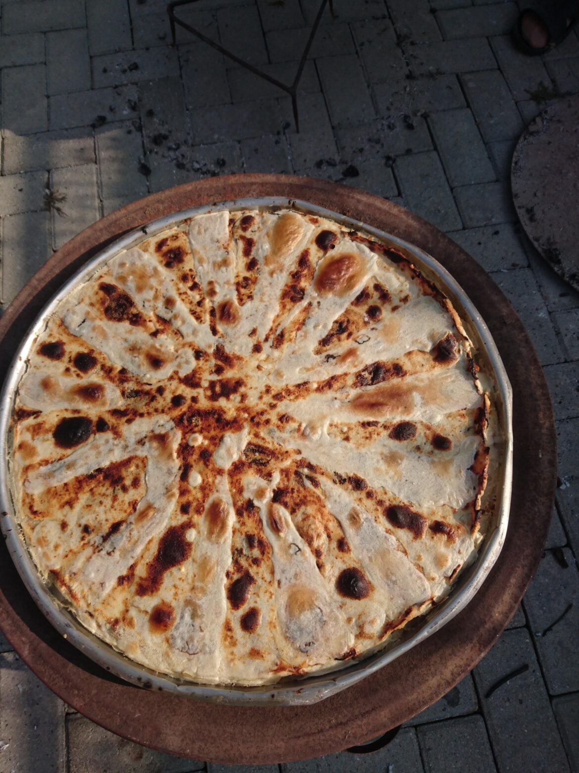 Flia from Kosova. A traditional dish usually made at sundays.