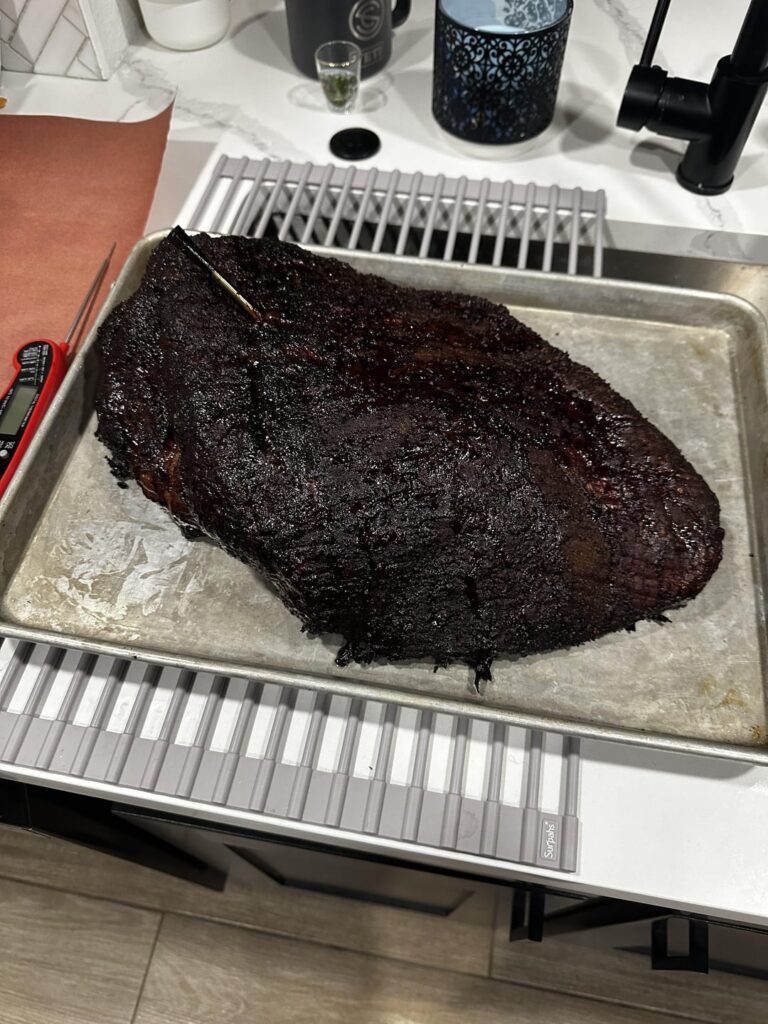 First time smoking a brisket