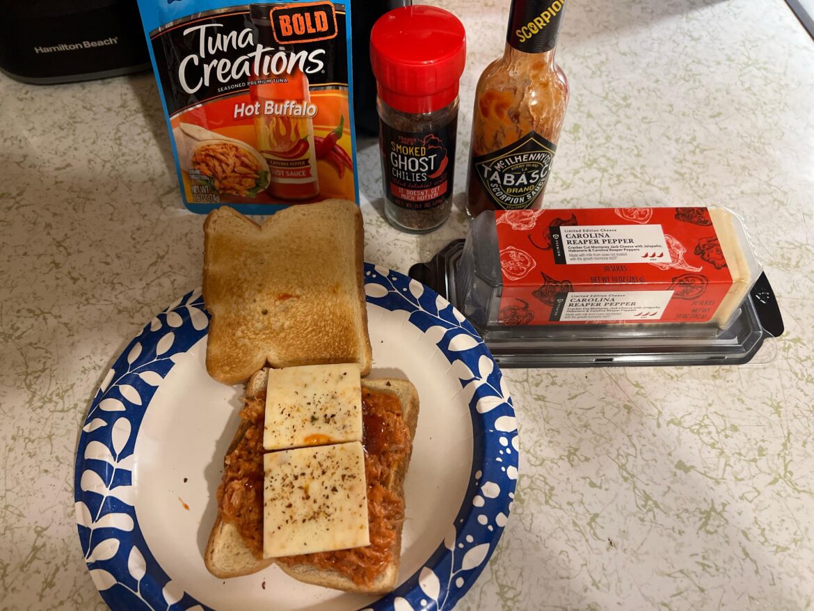 The hottest tuna sandwich ever made