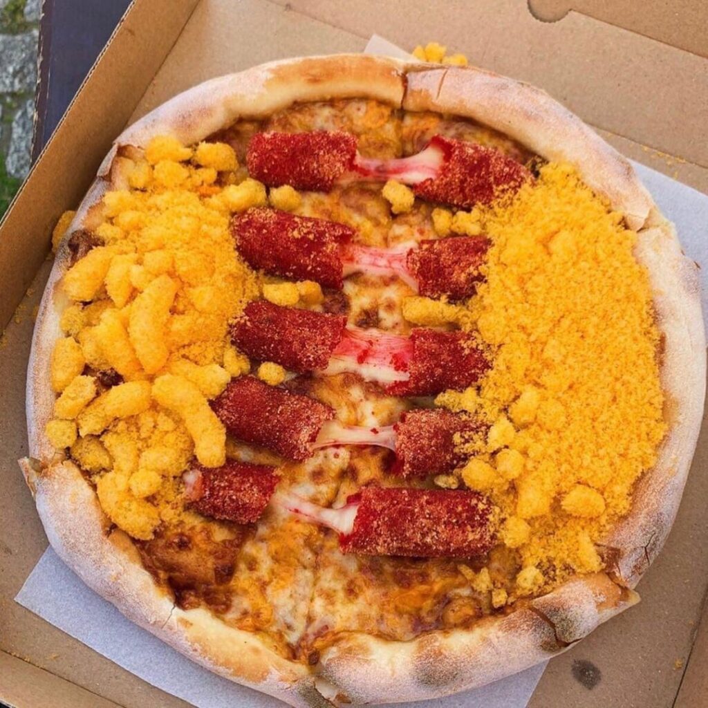 Yep, these are cheetos and mozzarella sticks