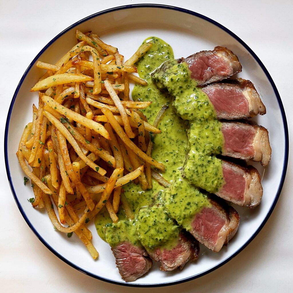 [Homemade] Steak Frites with Café de Paris - Dining and Cooking