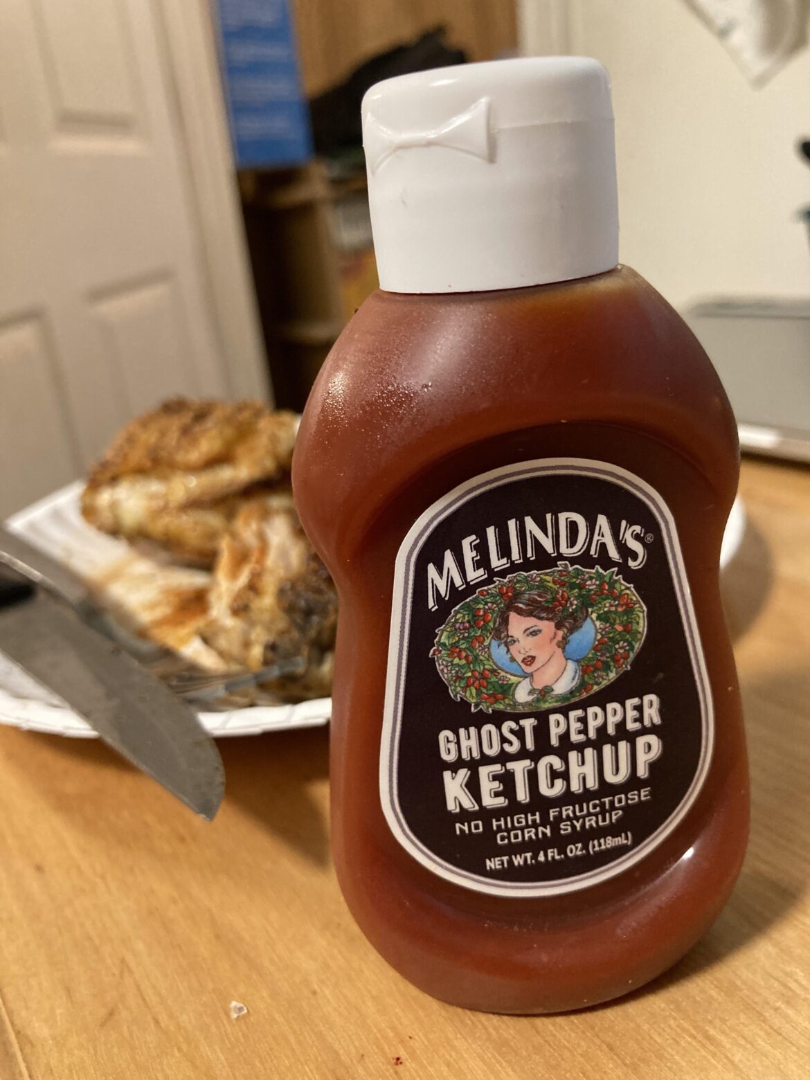 Not sure if your Wal-Mart is doing this, but there is a display full of hot sauces including these for $1 right at the self checkout- I’m seeing sound and hearing light after a dollop of this on my chicken thighs… sweet baby jehosephine – for a dollar… Not sure if your Wal-Mart is doing this, but there is a display full of hot sauces including these for $1 right at the self checkout- I'm seeing sound and hearing light after a dollop of this on my chicken thighs... sweet baby jehosephine - for a dollar...