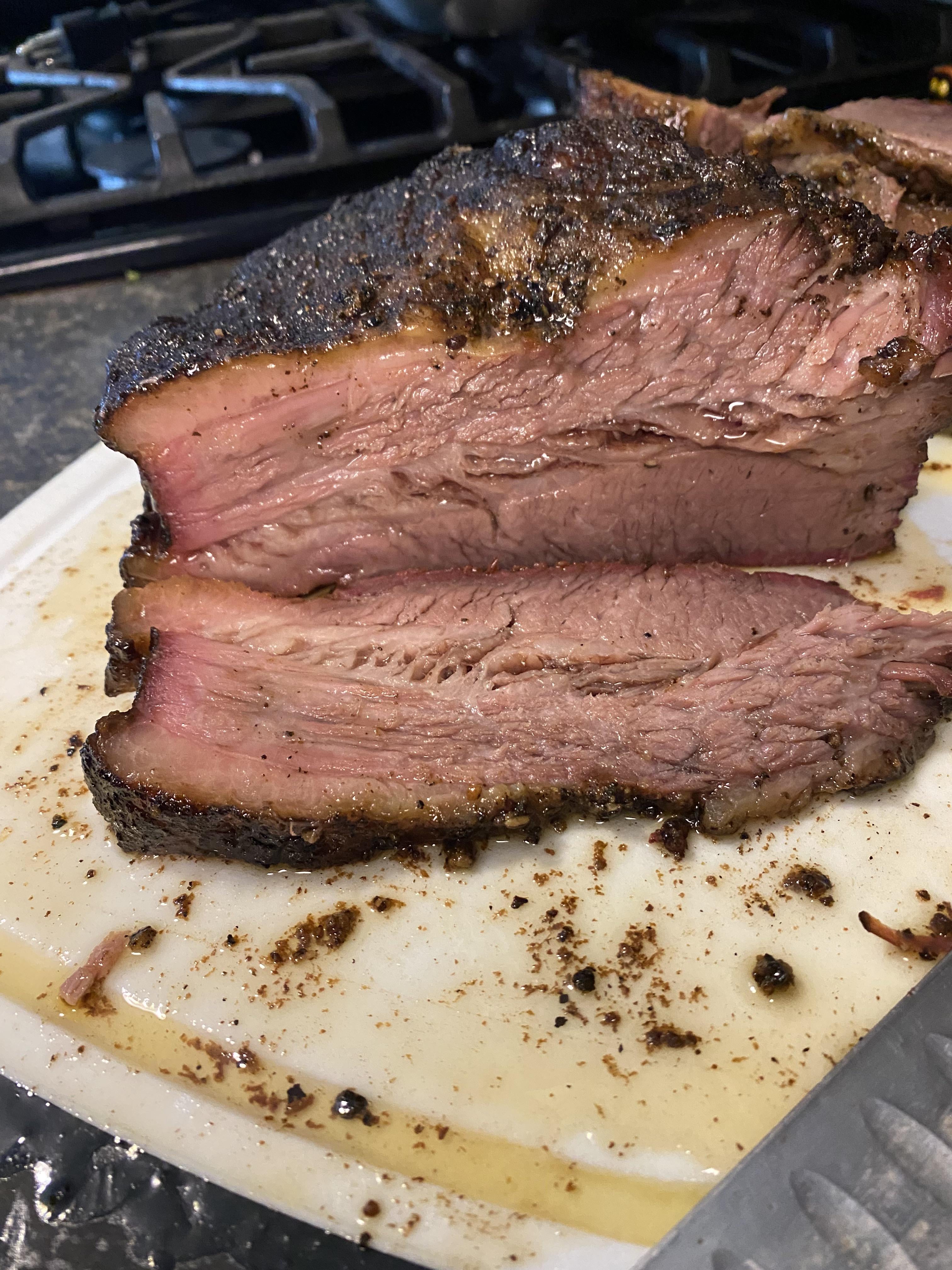 [homemade] Brisket with overnight sous vide hold Dining and Cooking