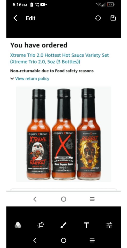 I pulled the trigger