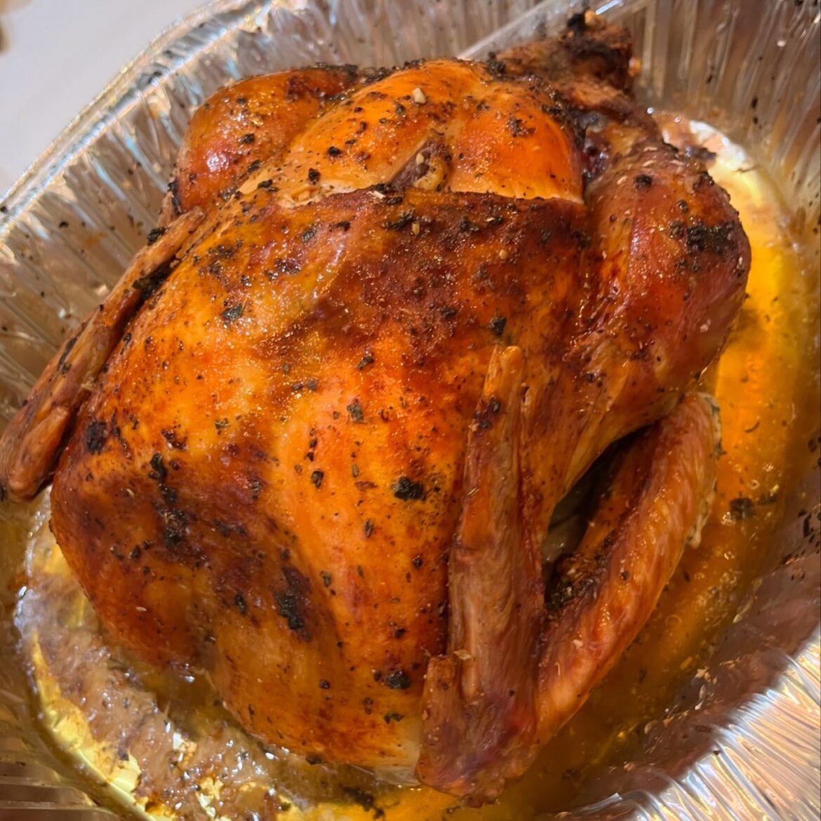 roasted herb turkey [homemade]