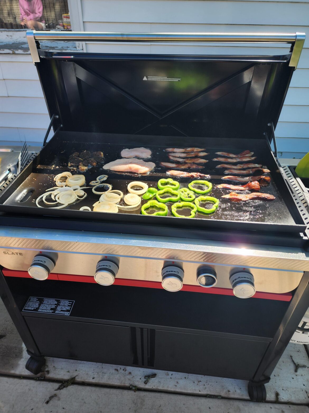 New Weber Slate 36 first cook