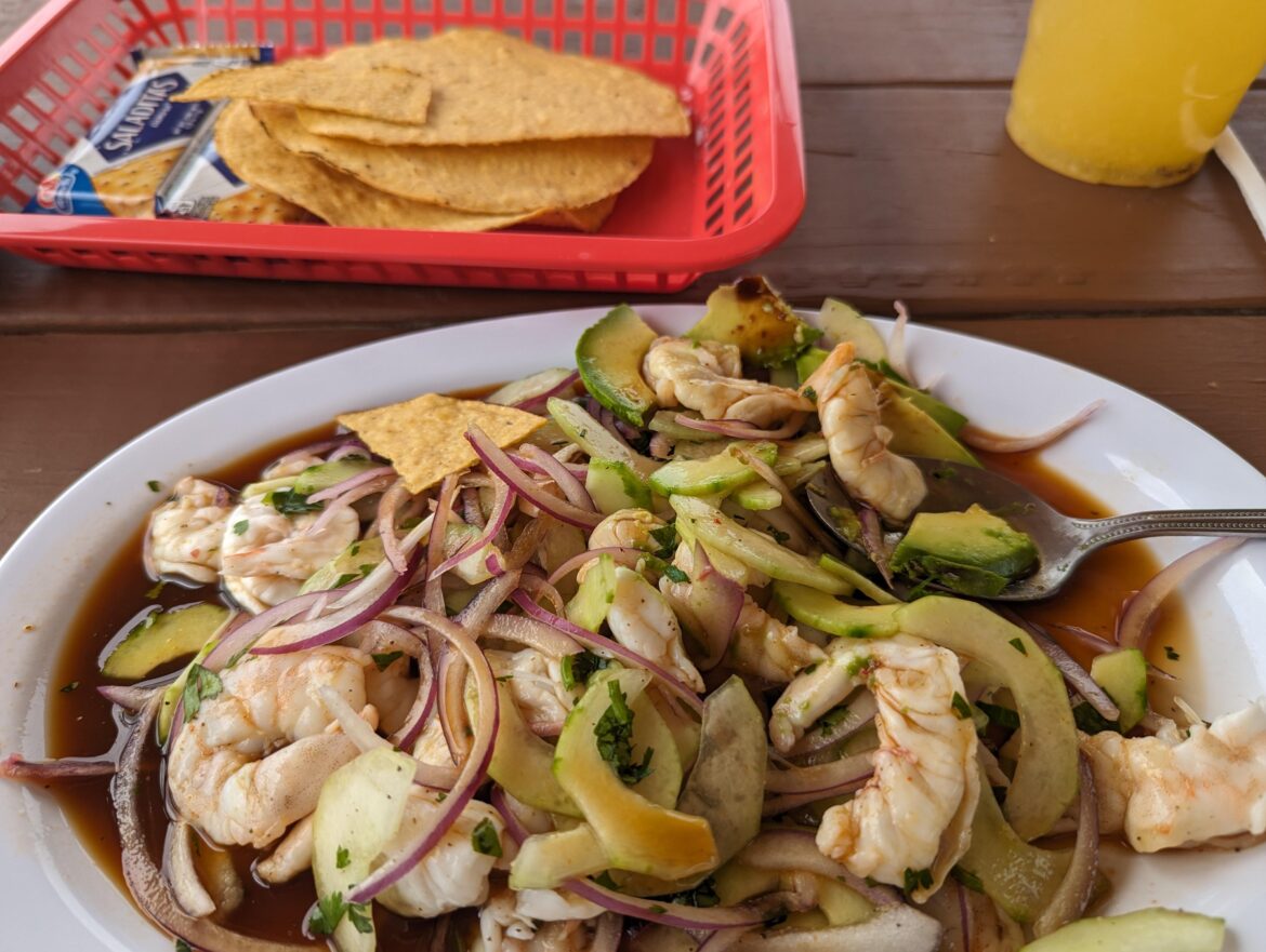 Aguachile negro from El Punto