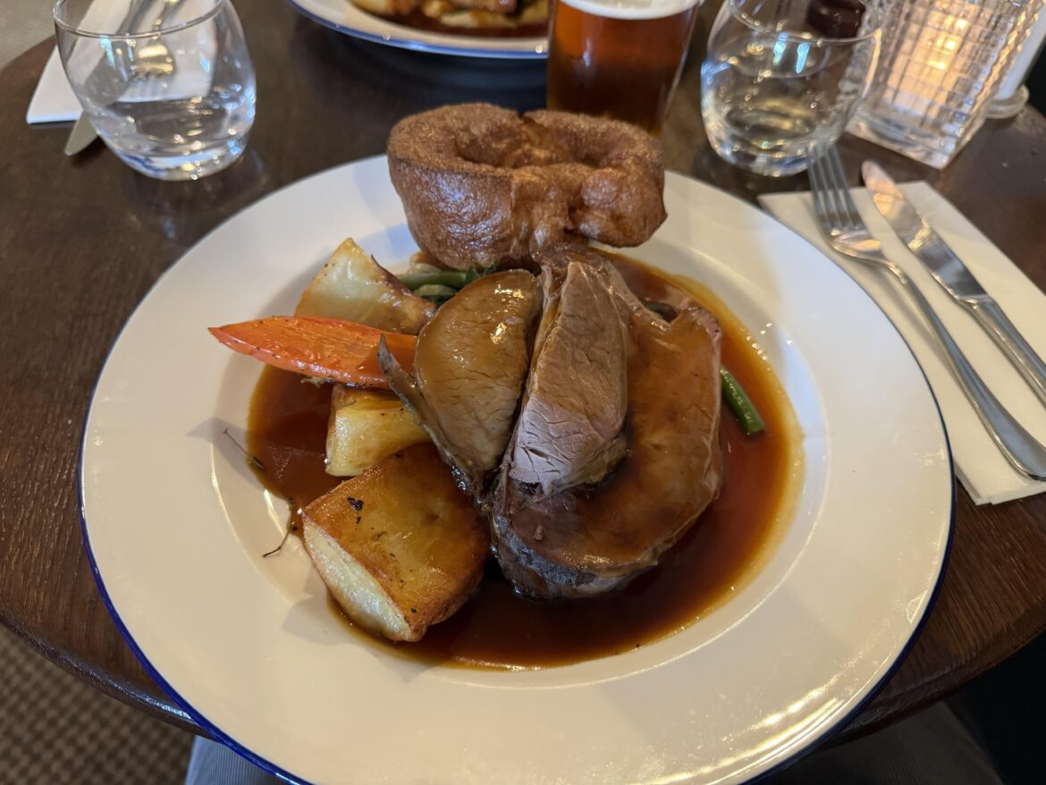 Roast Beef with Yorkshire Pudding