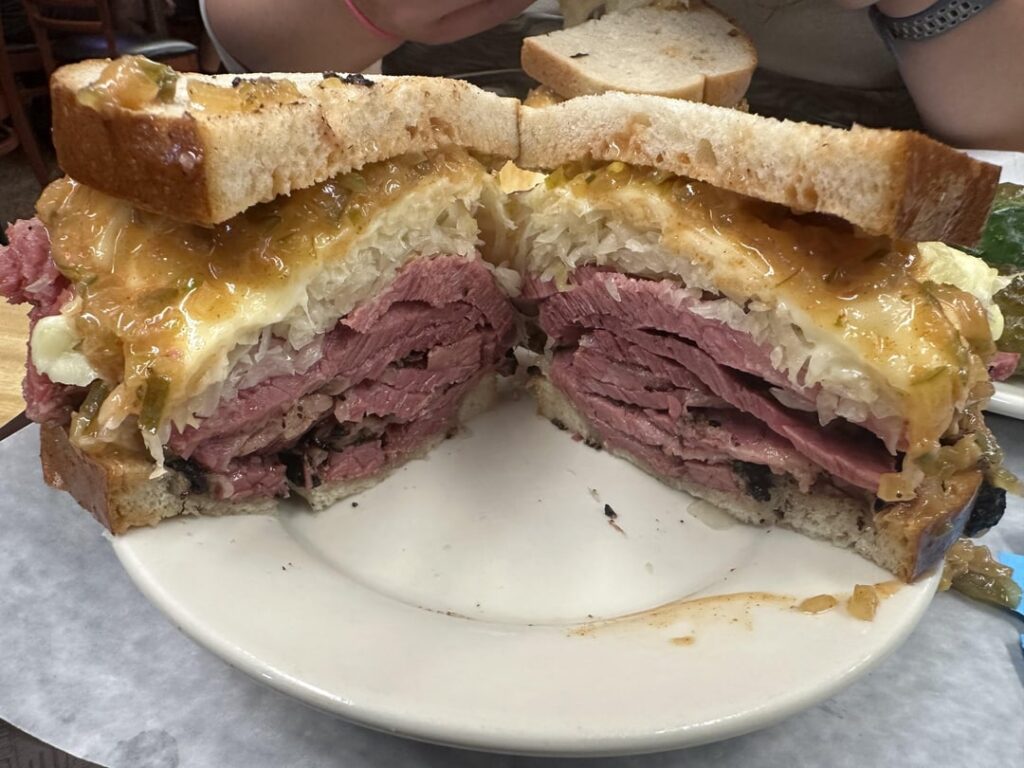 Tried the pastrami reuben from Katz’s in NYC today