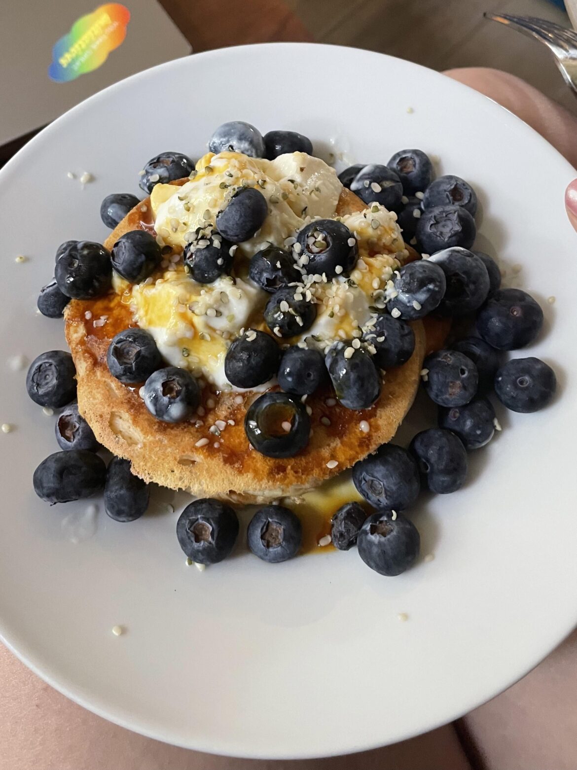 (432kcal, 27 protein) Protein pancakes