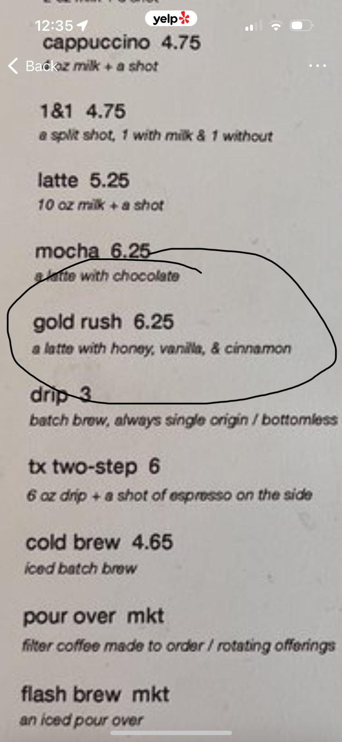 Help making gold rush