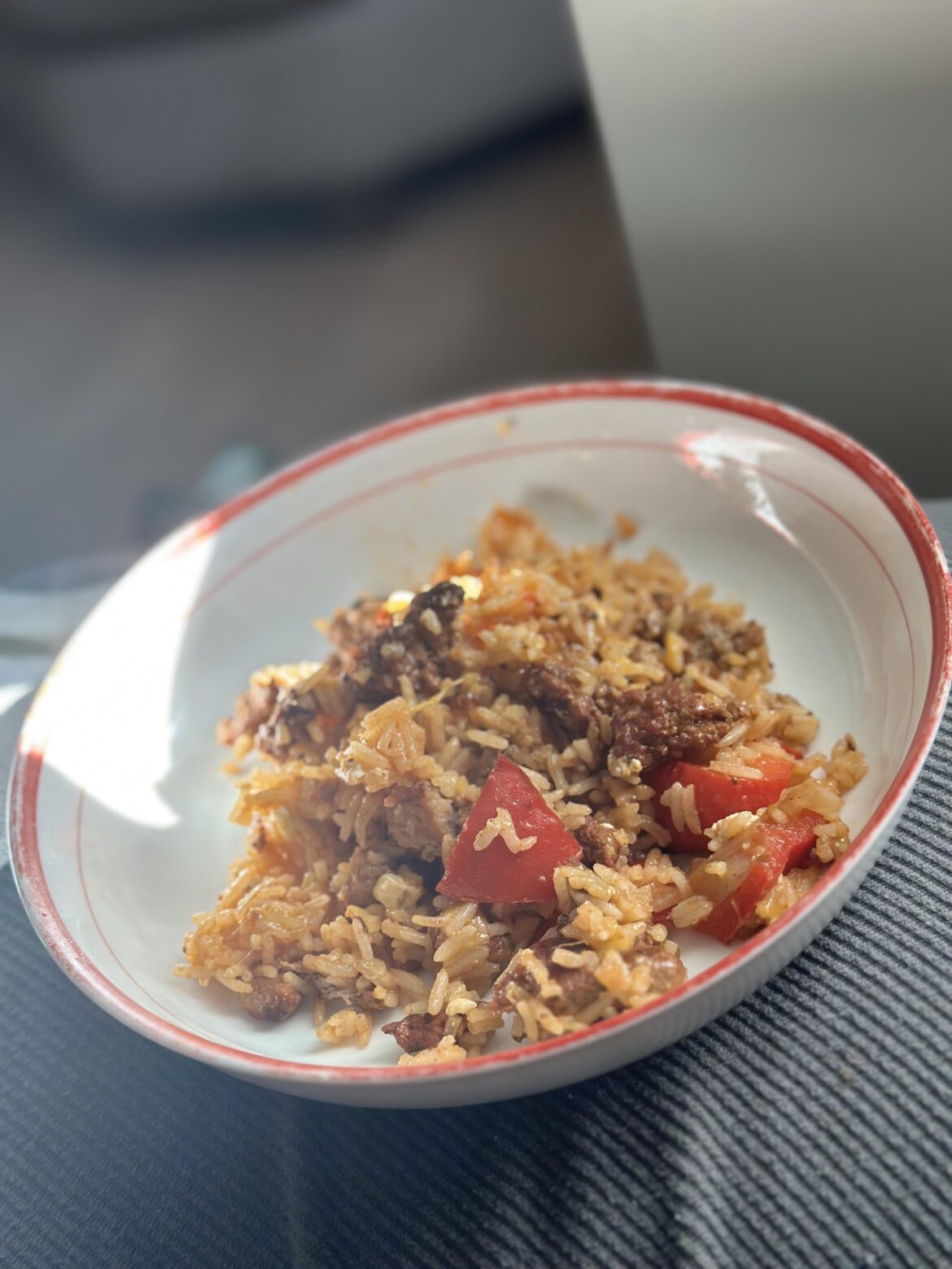 Tex Mex beef rice skillet