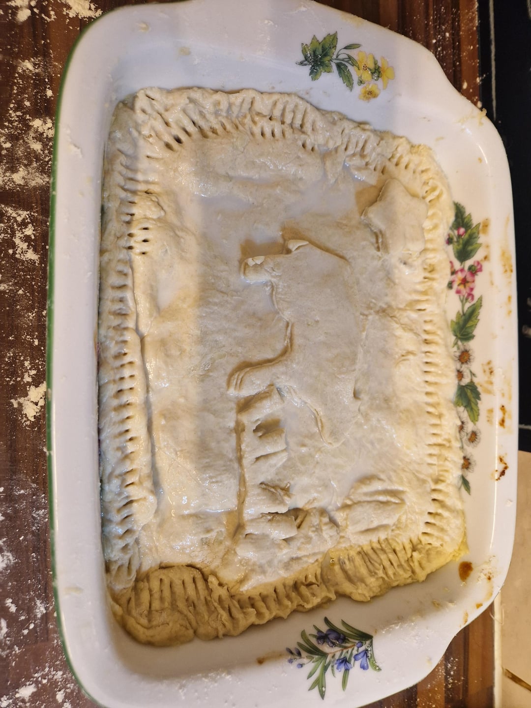 Suet Crust Top beef and mushroom pie Dining and Cooking