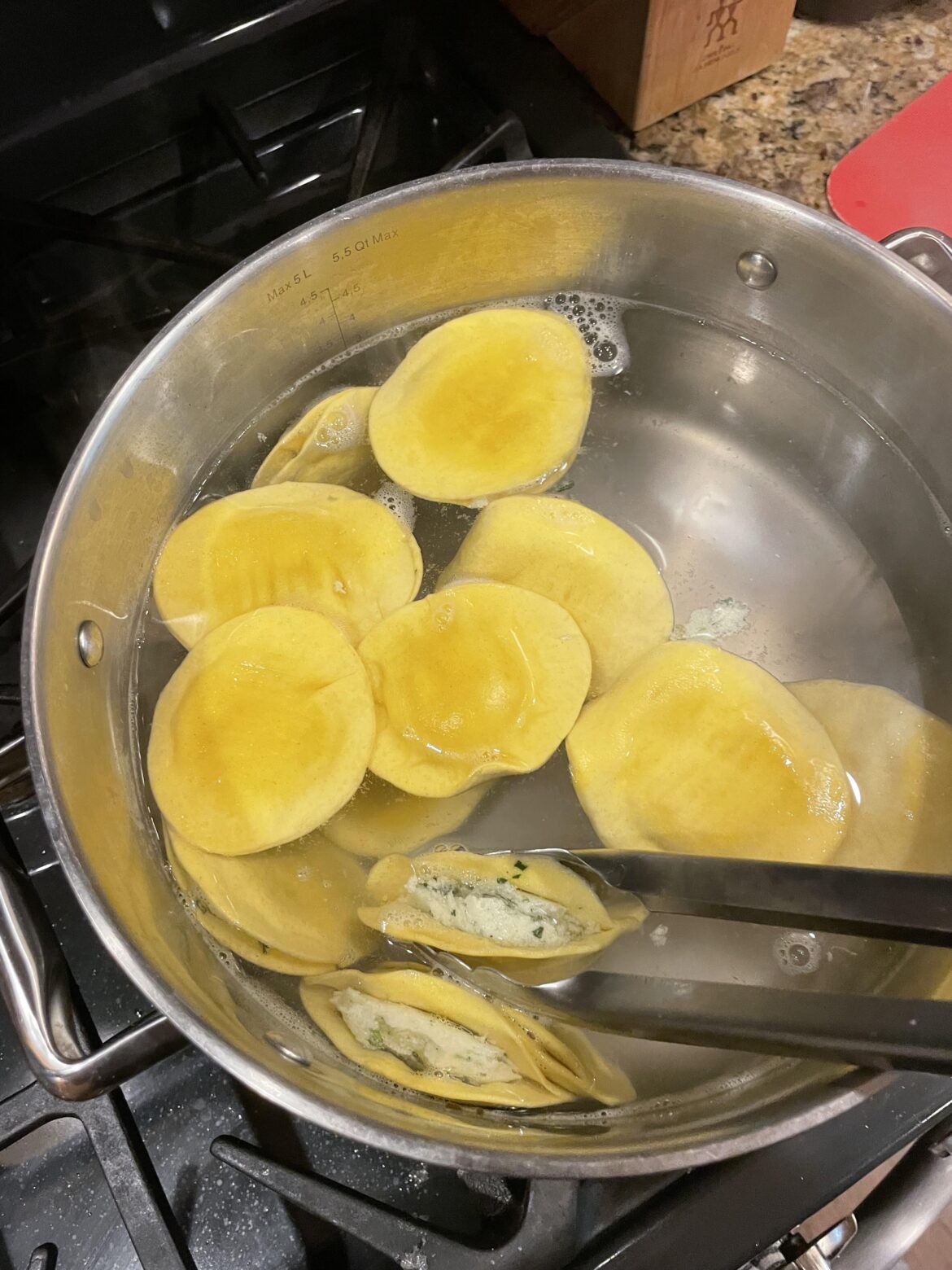 Does everyone’s ravioli fall apart like this?