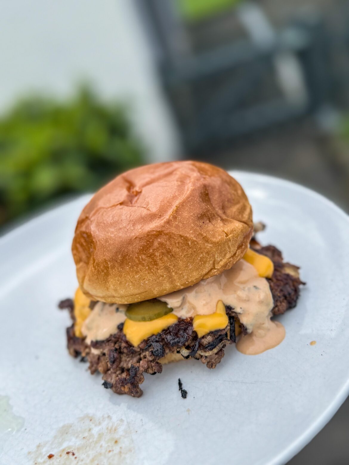 Yesterday I tried recreating the Smashed Burger from "For the WIN" in LA for the first time, I have to say it turned out really well  does anyone need the recipe?