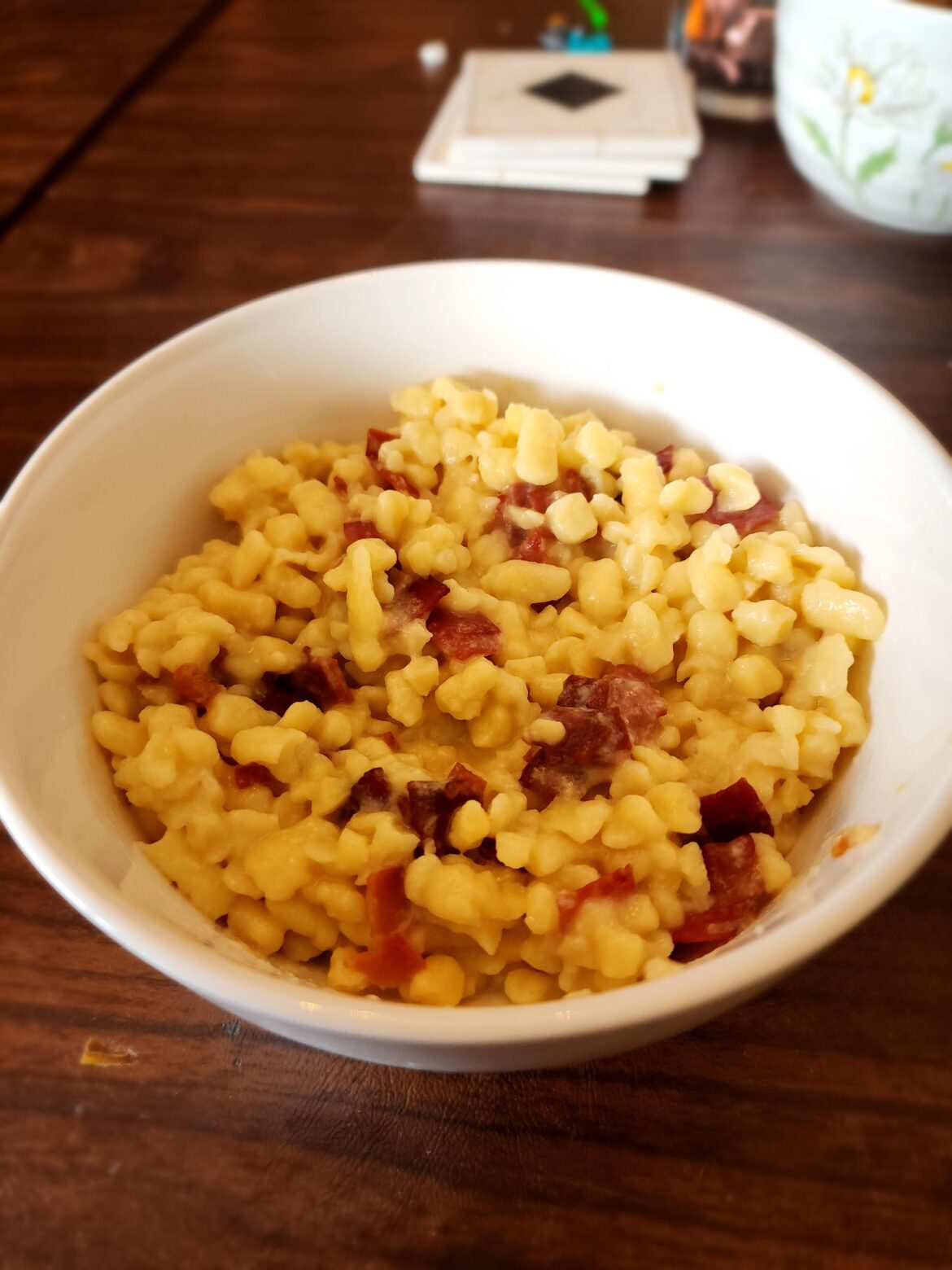1st post on here: Spätzle with Speck & Alta Badia cheese