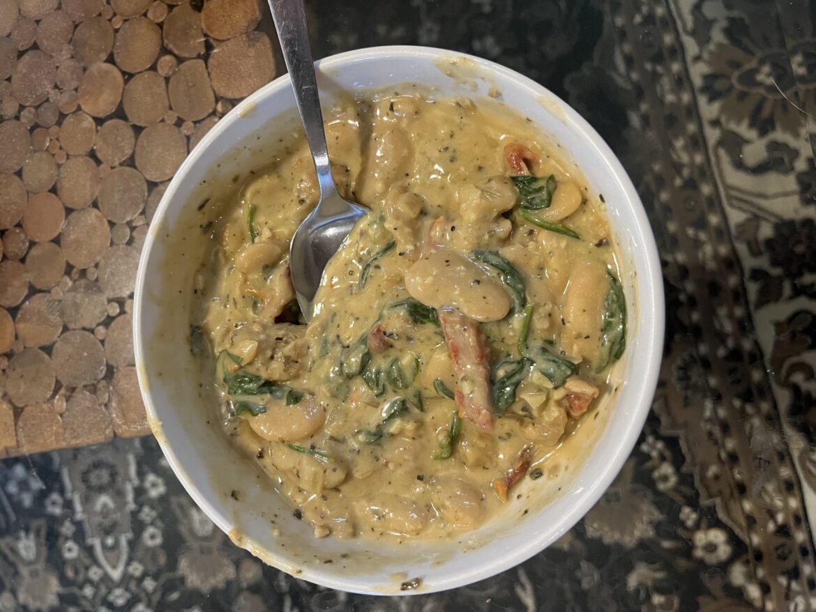 Vegan “Marry Me” Butter Beans (420 cals, 24 g protein)