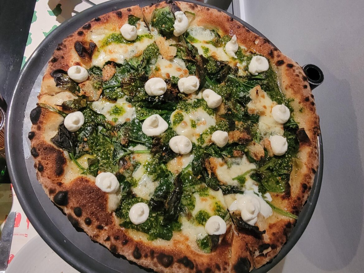 Pizzana in Silverlake was excellent - spinaci pictured here.