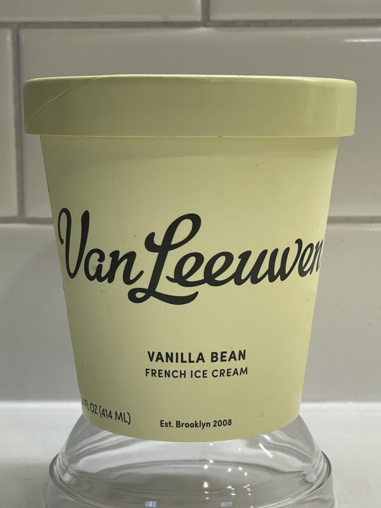 I have 26 different Van Leeuwen’s flavors in my freezer and I’ll be testing one by one. #18/26 - Vanilla Bean