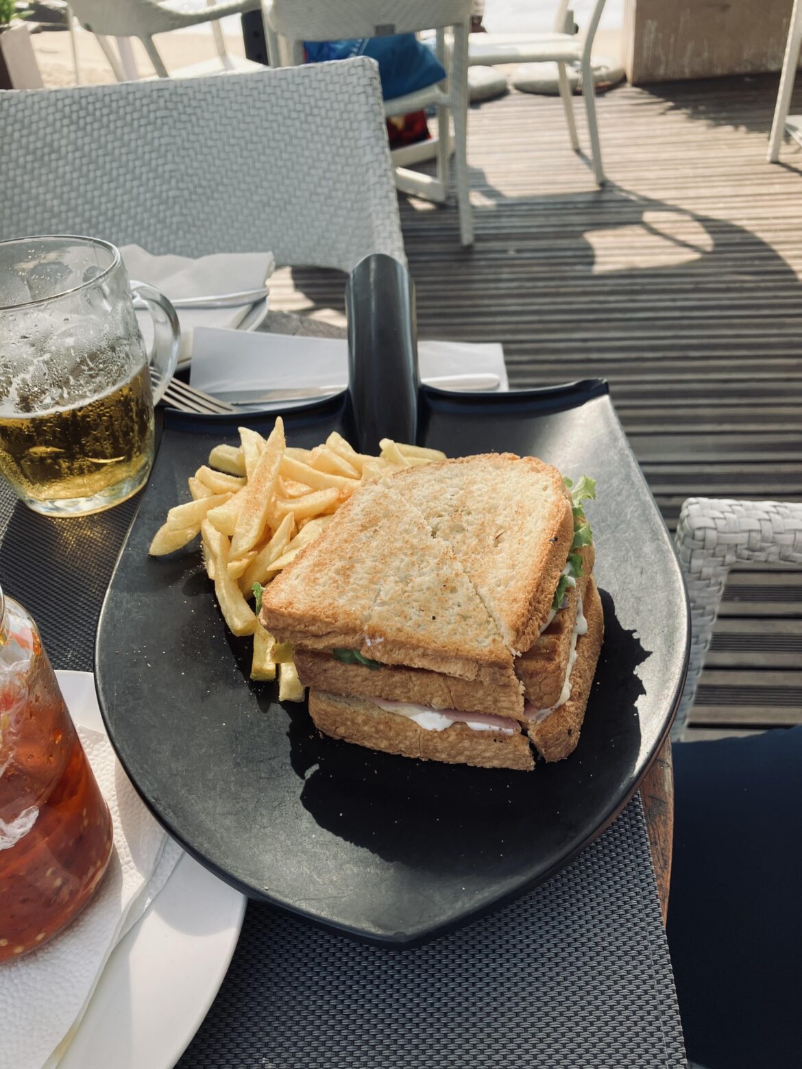 A shovel of a sandwich