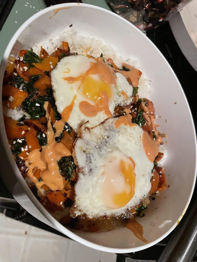 my first attempt at bibimbap