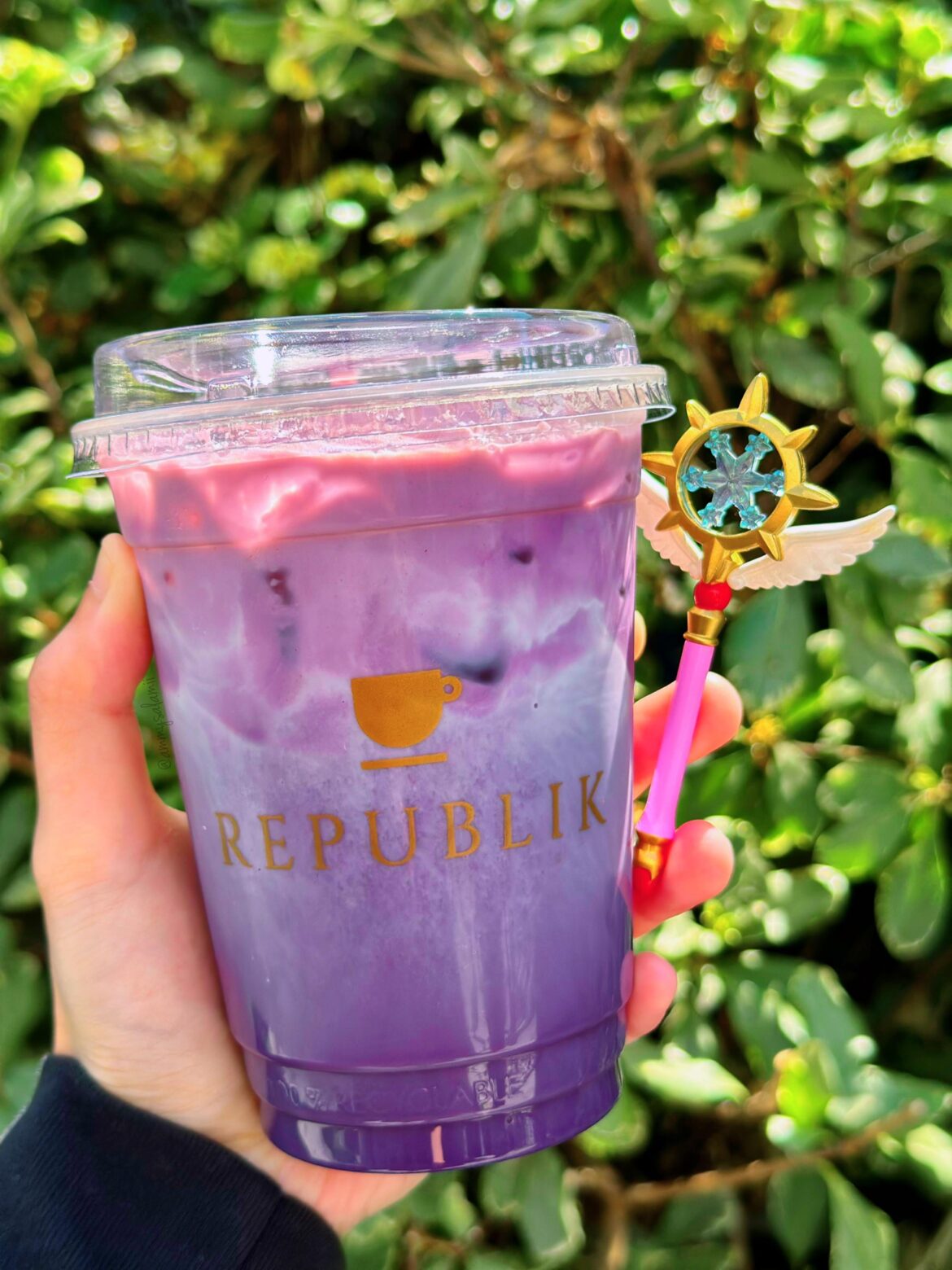 [OC] Ube Caramel Latte