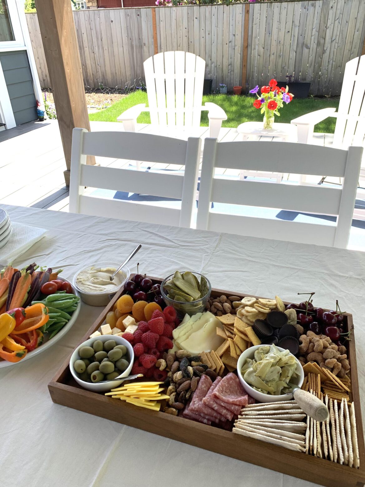 Memorial weekend get together in the backyard. 🤤