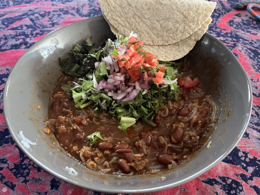 Adding veggies and high protein mix-ins is the key to satiety for me!