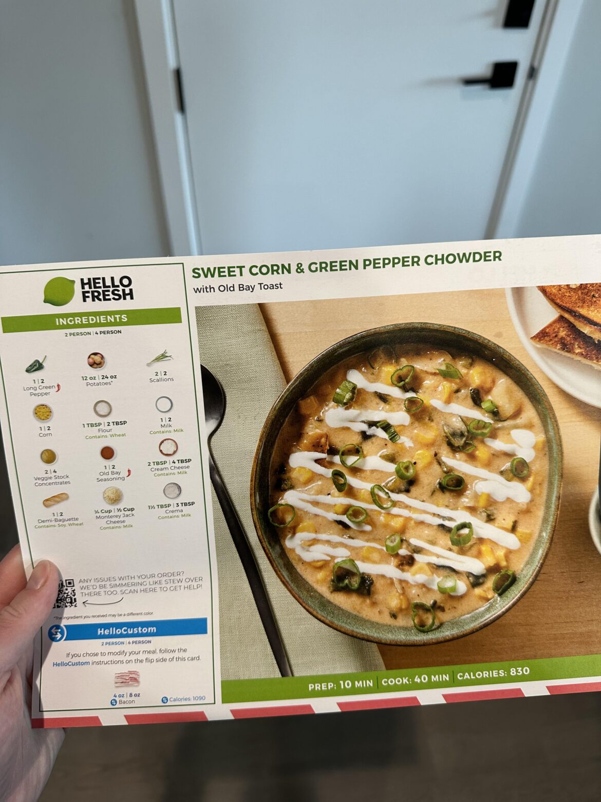 Half way through and I realize they didn’t include my old bay!