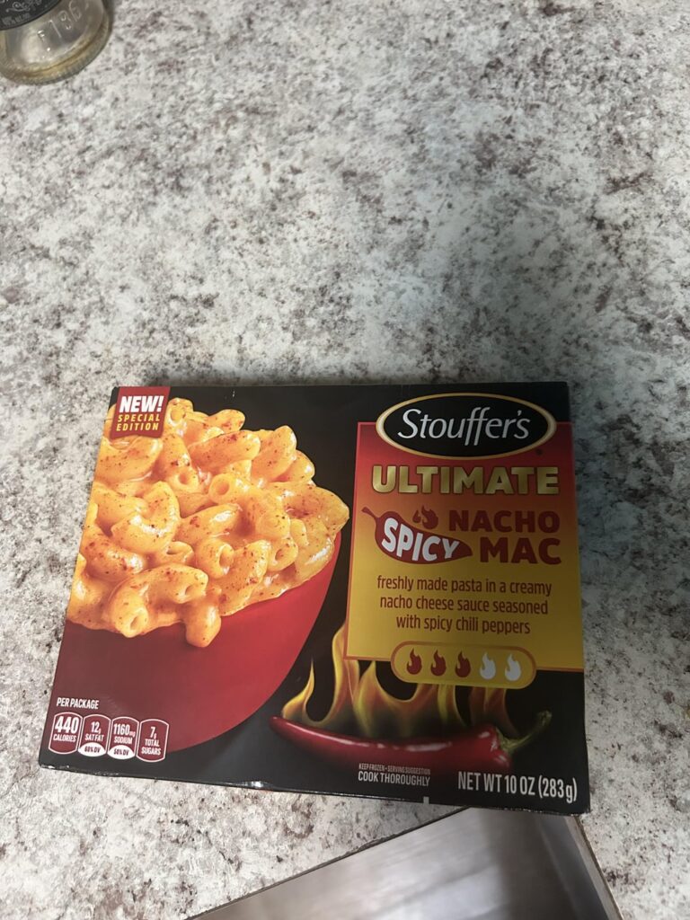 Stouffer’s Ultimate Spicy Nahco Mac (7/10)