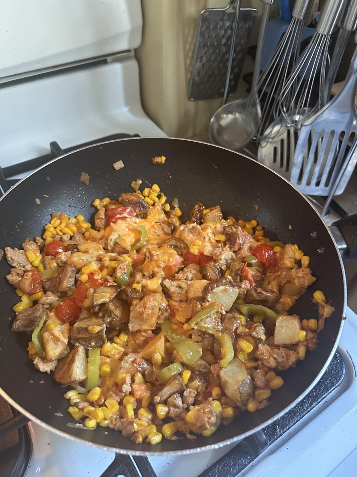 Tex Mex pork hash