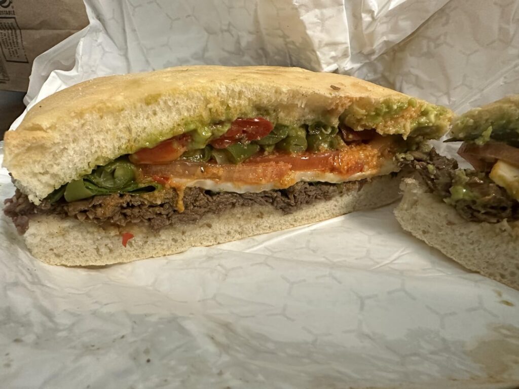 BBQ beef from Chacarero in Boston.