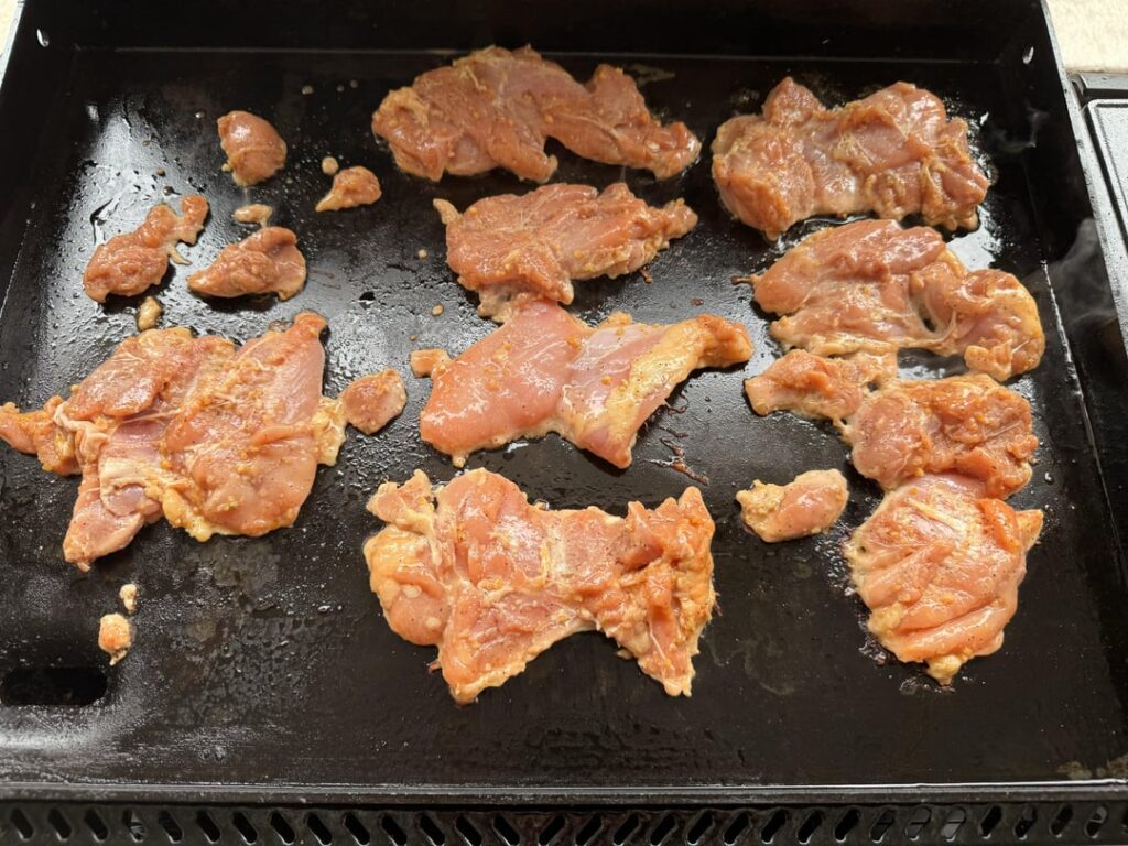 Chicken Thighs on the Traveler Griddle